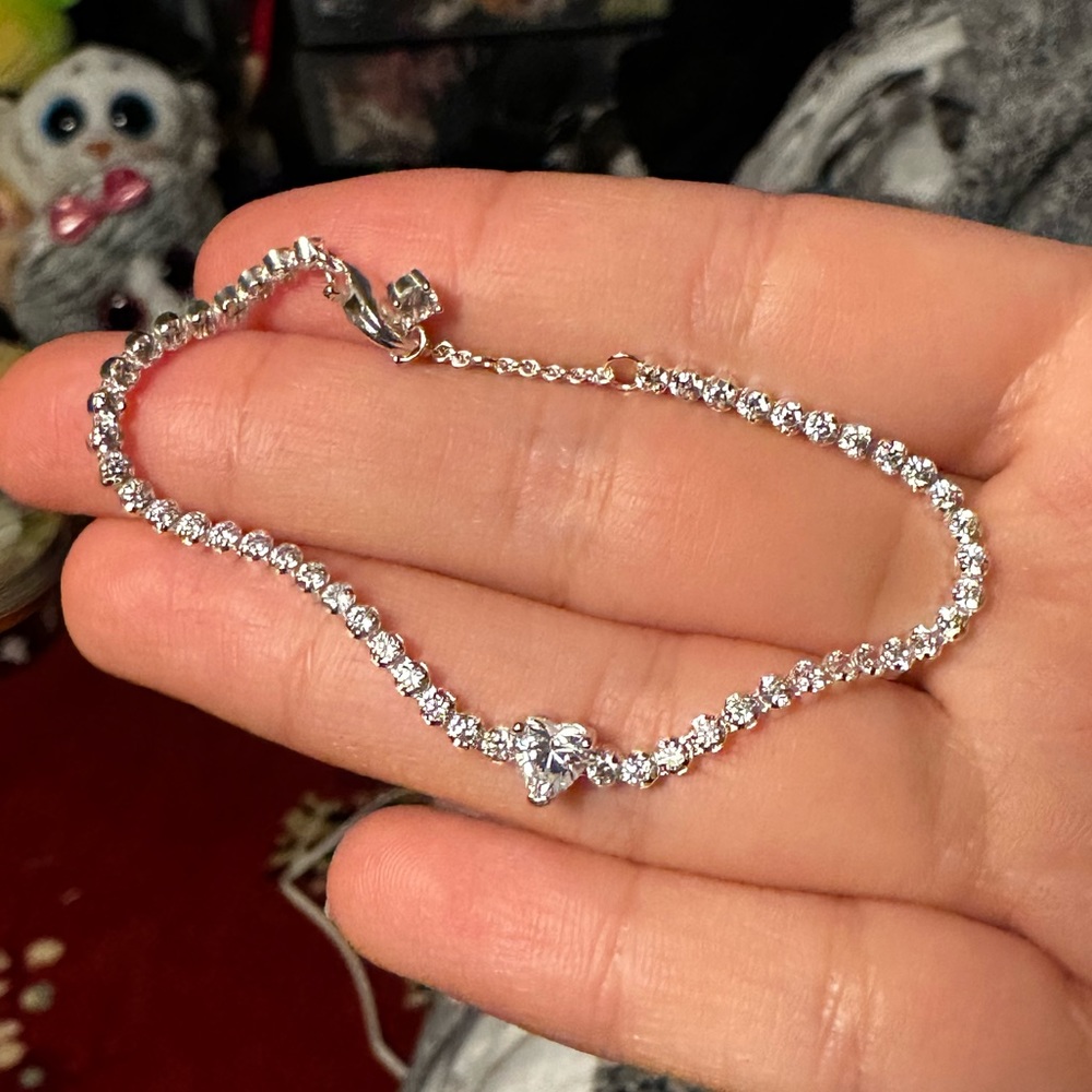New Pandora heart tennis bracelet